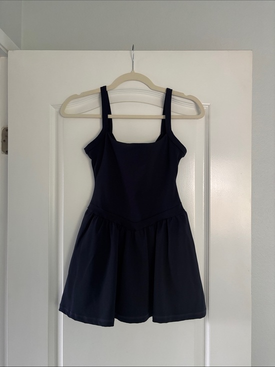 Form Dresses & Skirts - Square Neck Mini Dress in Black